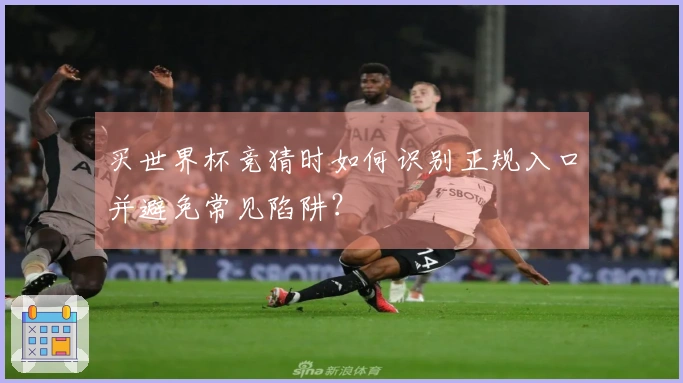 买世界杯竞猜时如何识别正规入口并避免常见陷阱？
