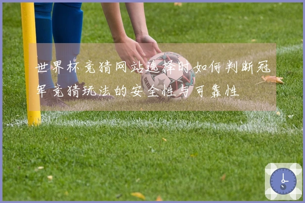 世界杯竞猜网站选择时如何判断冠军竞猜玩法的安全性与可靠性